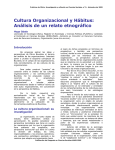 Cultura Organizacional y Hábitus: Análisis de un relato etnográfico