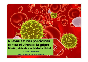 Nuevas aminas policíclicas policíclicas contra el virus de la gripe: