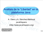 Análisis de la “Libertad” en la plataforma Java