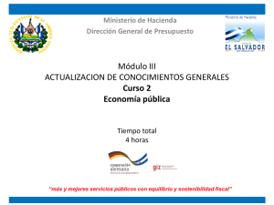 Economía Pública  - Portal de Transparencia Fiscal