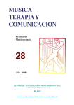 MUSICA TERAPIA Y COMUNICACION Revista de Musicoterapia