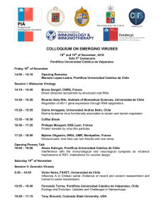 Programa "Virus emergentes" - Pontificia Universidad Católica de