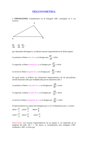 Trigonometría I