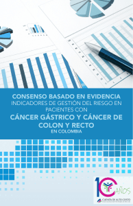 c&aacute;ncer g&aacute;strico y c&aacute;ncer de colon y recto