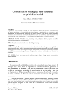 Comunicación estratégica para campañas de publicidad social