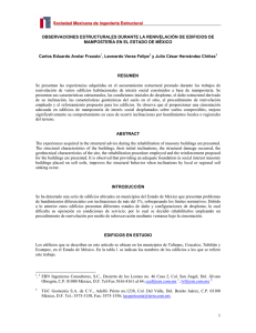 Sociedad Mexicana de Ingeniería Estructural