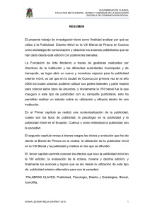 El presente trabajo de investigaci utilizo a la Publicidad Exterior M