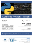 Curso de Python – Nivel I