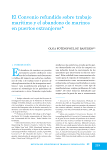 El Convenio refundido sobre trabajo marítimo y el abandono de