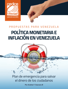 POLÍTICA MONETARIA E INFLACIÓN EN VENEZUELA