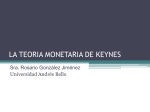 la teoria monetaria de keynes