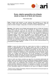 Rusia, objetivo geopolítico de al-Qaeda desde su base en el Norte