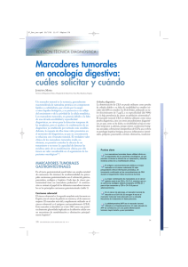 Marcadores tumorales en oncología digestiva: cuáles solicitar y