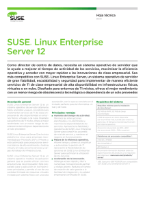 SUSE® Linux Enterprise Server 12