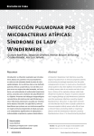 Infección pulmonar por micobacterias atípicas: Síndrome de Lady