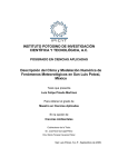 INSTITUTO POTOSINO DE INVESTIGACIÓN CIENTÍFICA Y