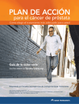 PLAN DE ACCIÓN para el cáncer de próstata