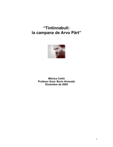 Tintinnabuli: la campana de Arvo Pärt