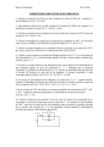 EJERCICIOS CIRCUITOS ELÉCTRICOS (I)