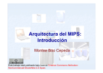 Arquitectura del MIPS: Introducción