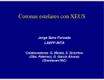 Coronas estelares con XEUS