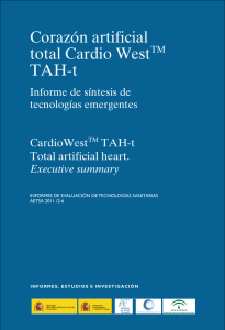 Corazón artificial total CardioWest™ TAH-t
