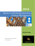 Master en Marketing Operativo Product Management