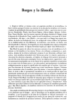 Borges y la filosofía - Biblioteca Virtual Miguel de Cervantes