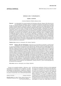 artículo especial dengue, zika y chikungunya