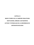 CAPITULO II MARCO TEORICO DE LA CAMPAÑA PUBLICITARIA