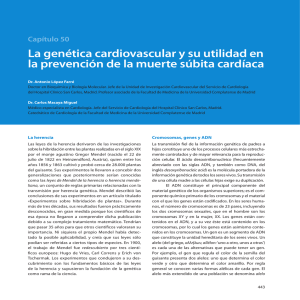 La genética cardiovascular y su utilidad en la