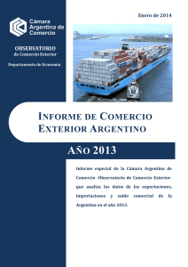 Informe 2013 - Cámara Argentina de Comercio y Servicios