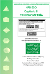 4ºB ESO Capítulo 8: TRIGONOMETRÍA