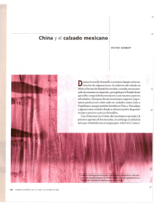 China y el calzado mexicano - revista de comercio exterior