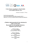 « Palabras tupí-guaraníes de las relaciones de poder (XVII