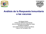 Análisis de la Respuesta Inmunitaria a las vacunas