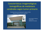 Características imagenologicas tomograficas de metástasis