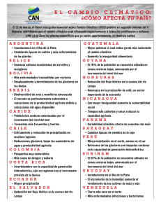 E L   C A M B I O   C L I M Á T I C O: ¿CÓMO AFECTA TU PAÍS?