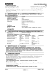 HOJA DE SEGURIDAD Loctite Corporation 1. IDENTIFICACIÓN DE