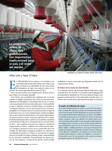 El fin de la mano de obra barata • Finanzas y Desarrollo • Junio de