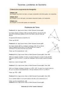 Geometría II - Campamento Matemático
