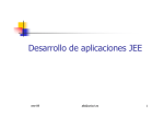 Sesion 3. Desarrollo de aplicaciones JEE