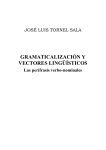 gramaticalización y vectores lingüísticos