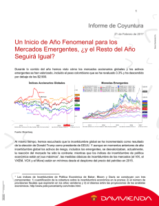 Un Inicio de A&ntilde;o Fenomenal para los Mercados