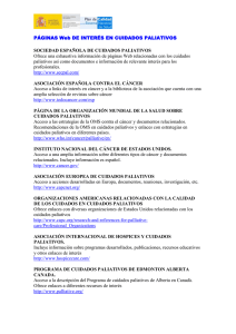 PGINAS Web DE INTERS EN CUIDADOS PALIATIVOS
