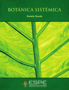 botánica sistémica - El repositorio ESPE
