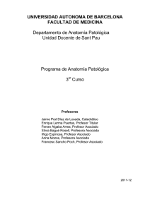 UNIVERSIDAD AUTONOMA DE BARCELONA FACULTAD