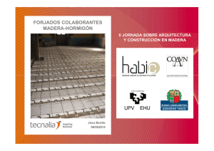 forjados colaborantes madera-hormigón