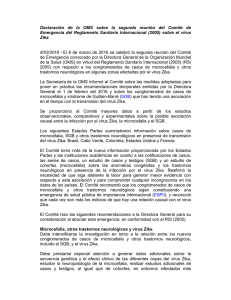 Declaración de la OMS sobre la segunda reunión del Comité de