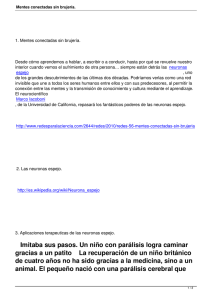 Mentes conectadas sin brujería.